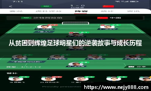 从贫困到辉煌足球明星们的逆袭故事与成长历程